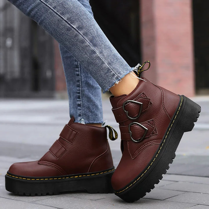 Britney Leather Platforms