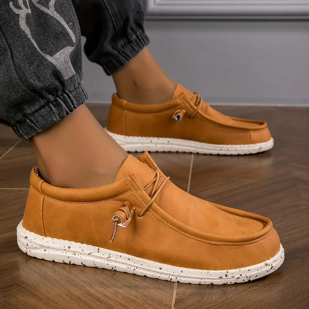 Vincent Flexible Vulcanized Comfort Loafers