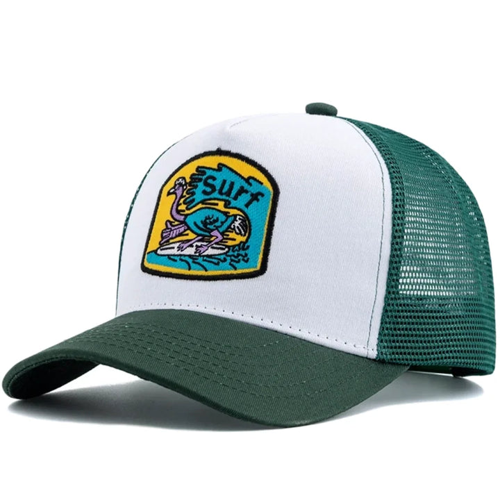 Aidan Embroidered Trucker Cap