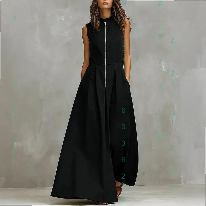 Kenley Elegant Pocket Zip Jumpsuit