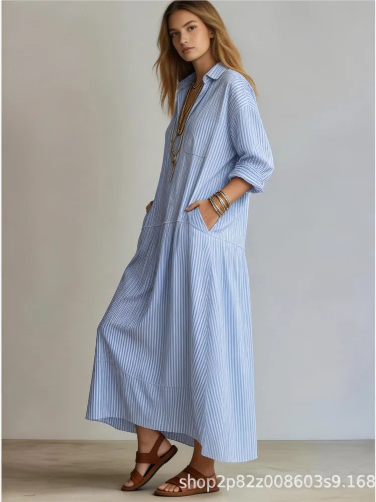 Madeline Striped Maxi Dress