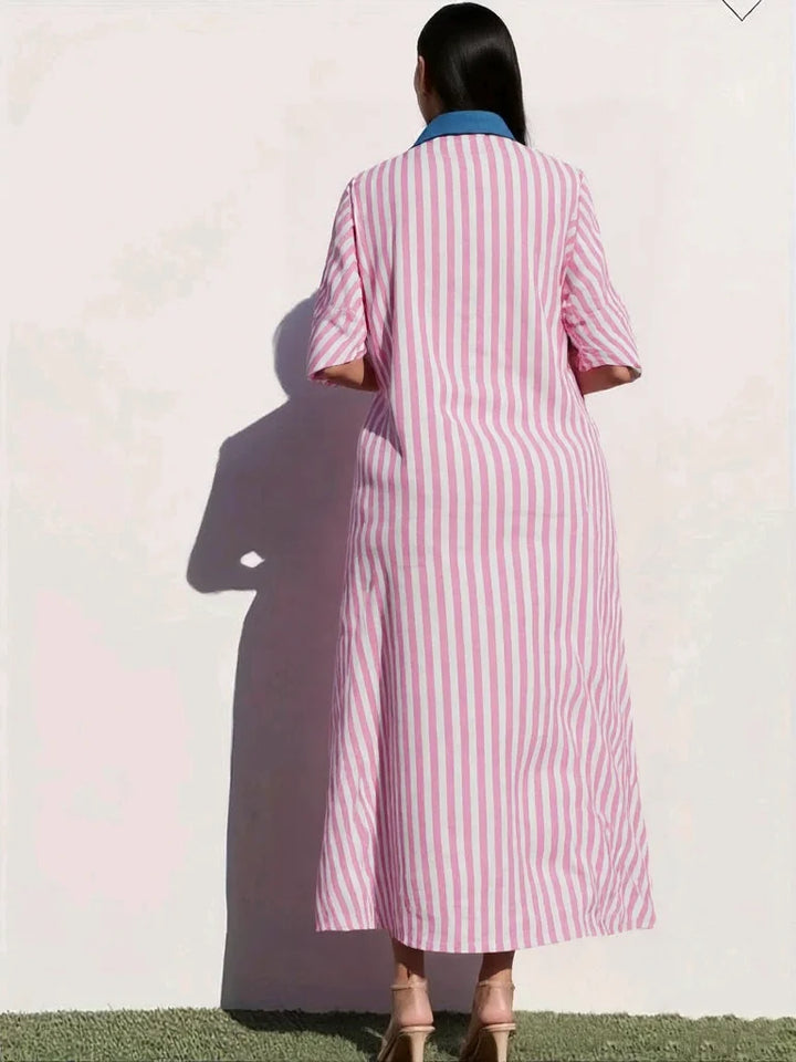 Pamela Stripe Maxi Dress