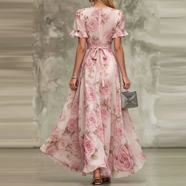 Molly Floral Chiffon Maxi Dress