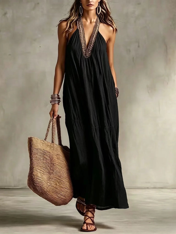 Rihana Boho Loose Maxi Dress