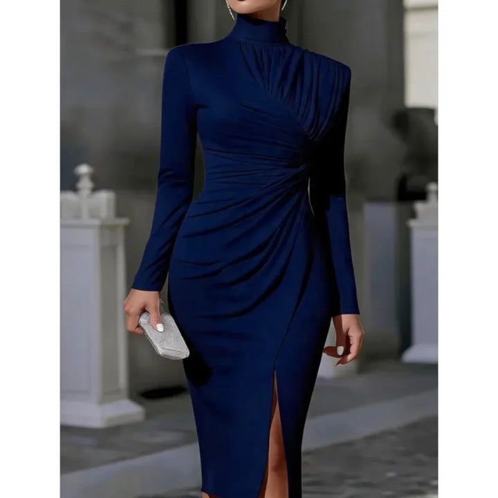 Lindsey Ruched Midi Dress