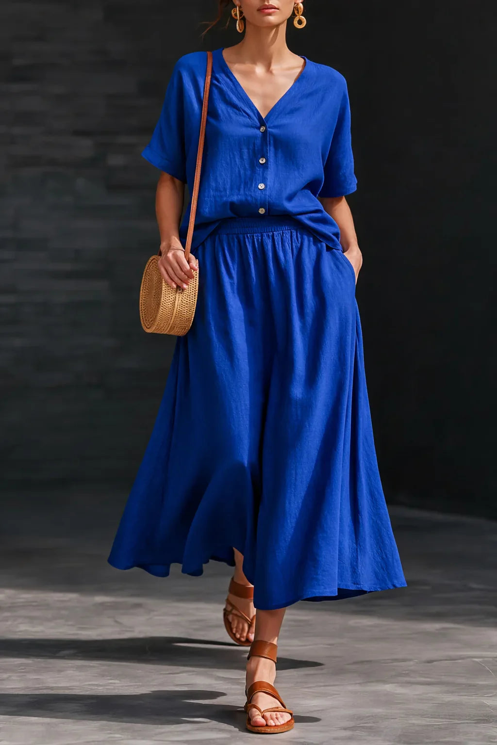 Evangeline Elegant Relaxed Co-Ord Set