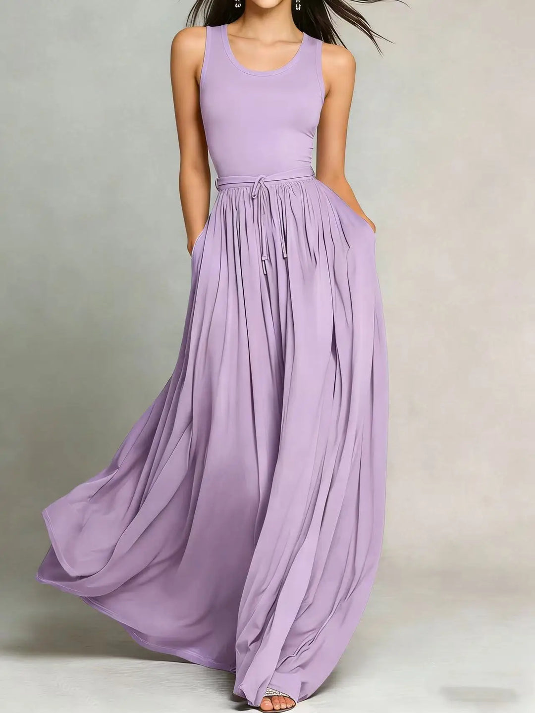 Marcella Elegant Flowy Maxi Dress