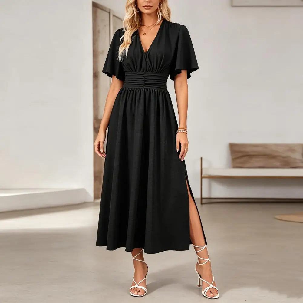 Veronica Short Sleeve Midi Dress