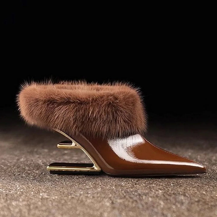 Margaux Whisper Furry Heels