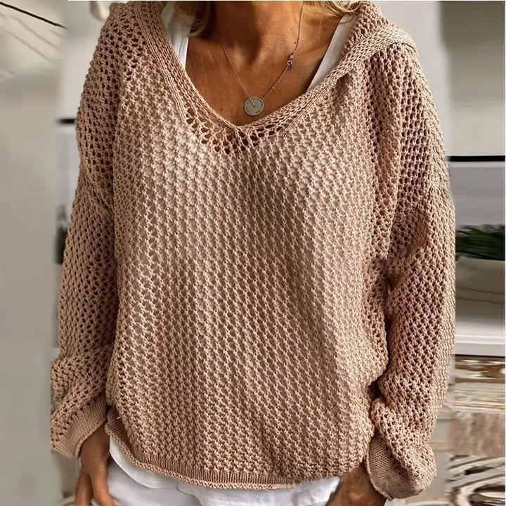 Darcy Lightweight V Neck Sweater