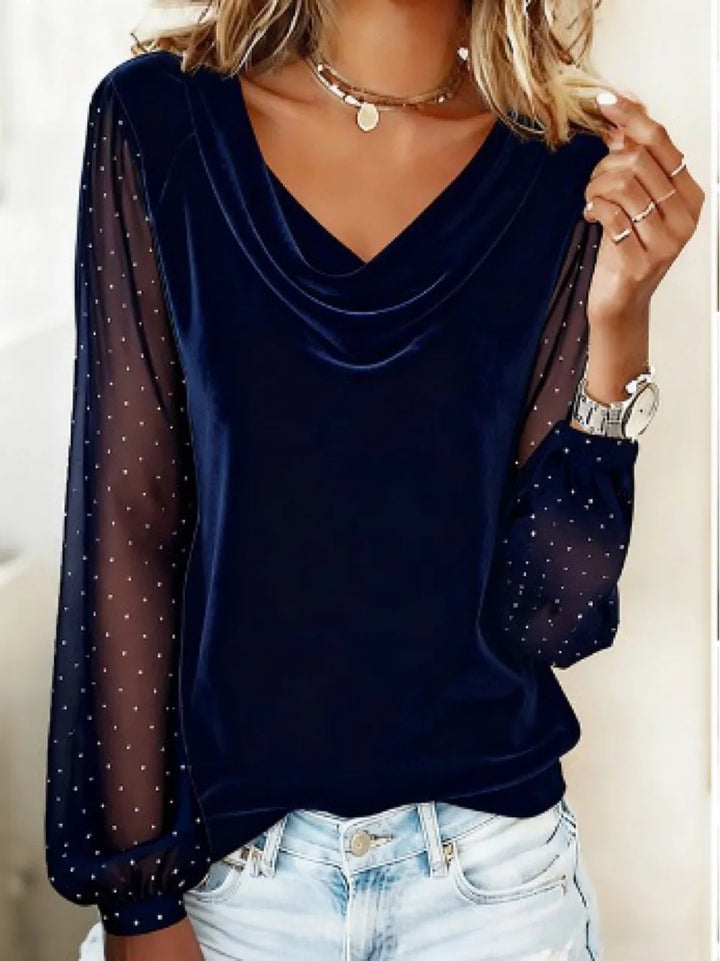Vivienne Cowl Neck Blouse