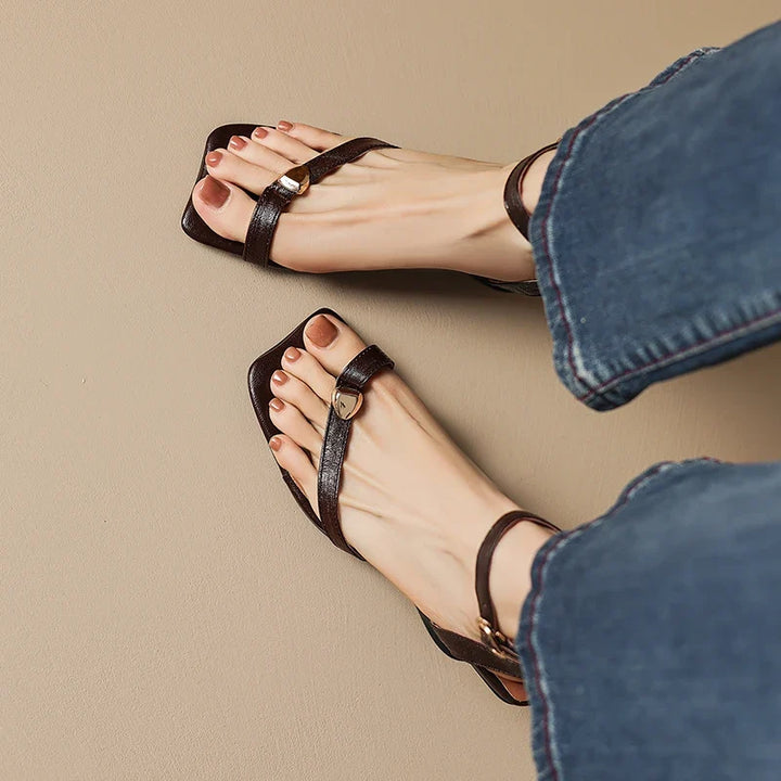 Yesenia Strappy Leather Sandals