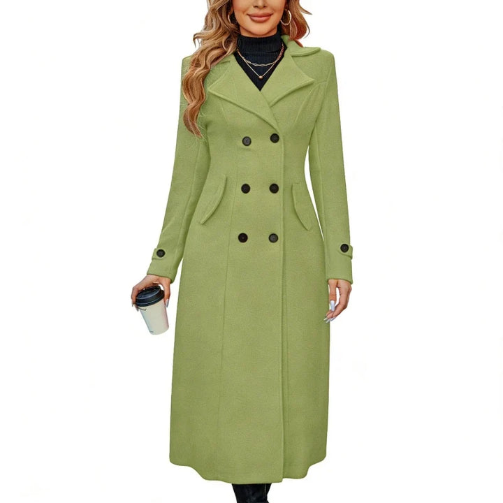 Thea Double Breasted Wool Coat