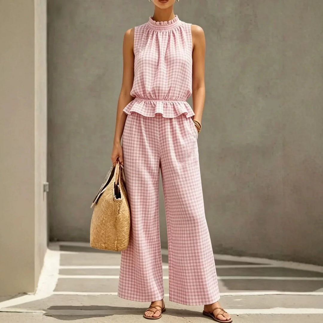 Paloma Gingham Two Piece Set