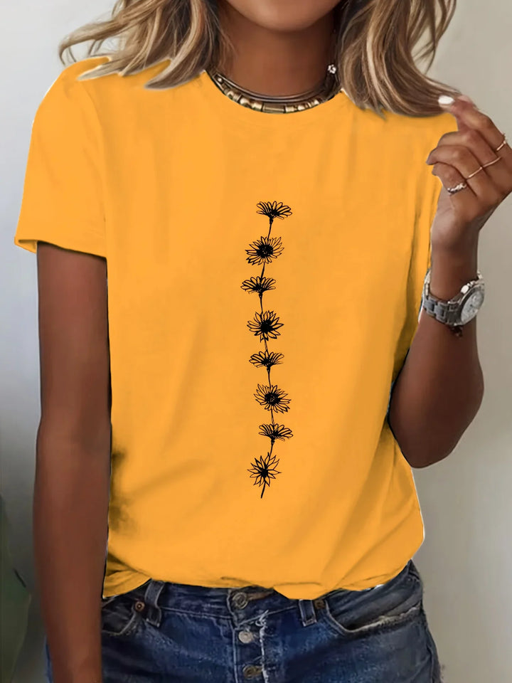 Kyla Sunflower Graphic Tee