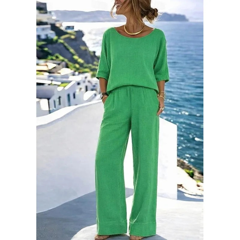 Marina Summer Vacay Co-Ord Set