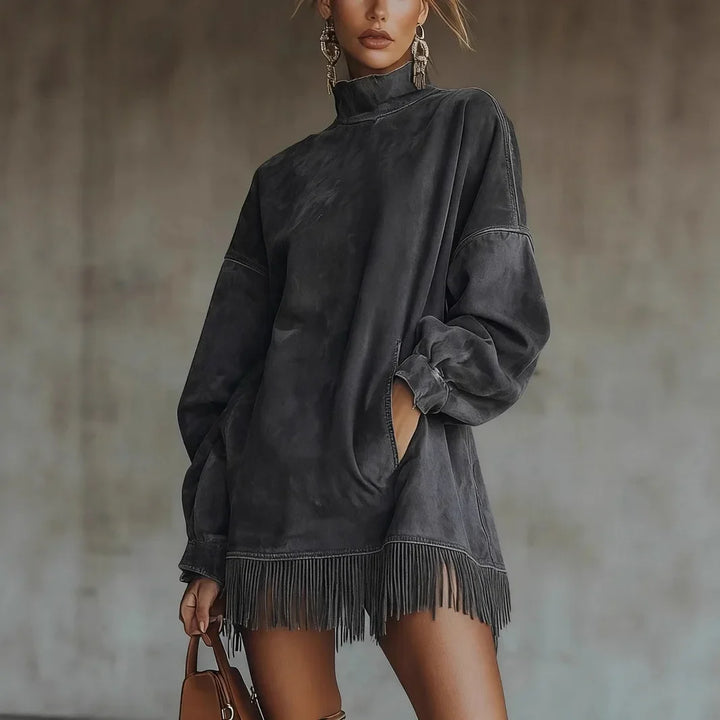 Laurel High Neck Tunic Dress
