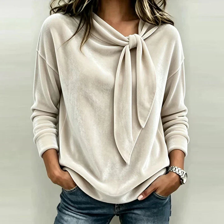 Marielle Bow Neck Pullover