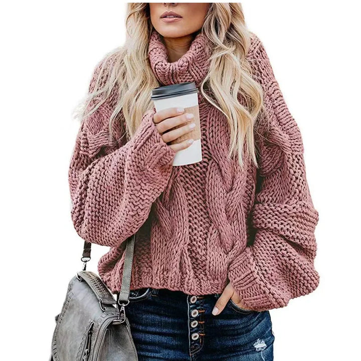 Ivy Cable Knit Turtleneck Sweater