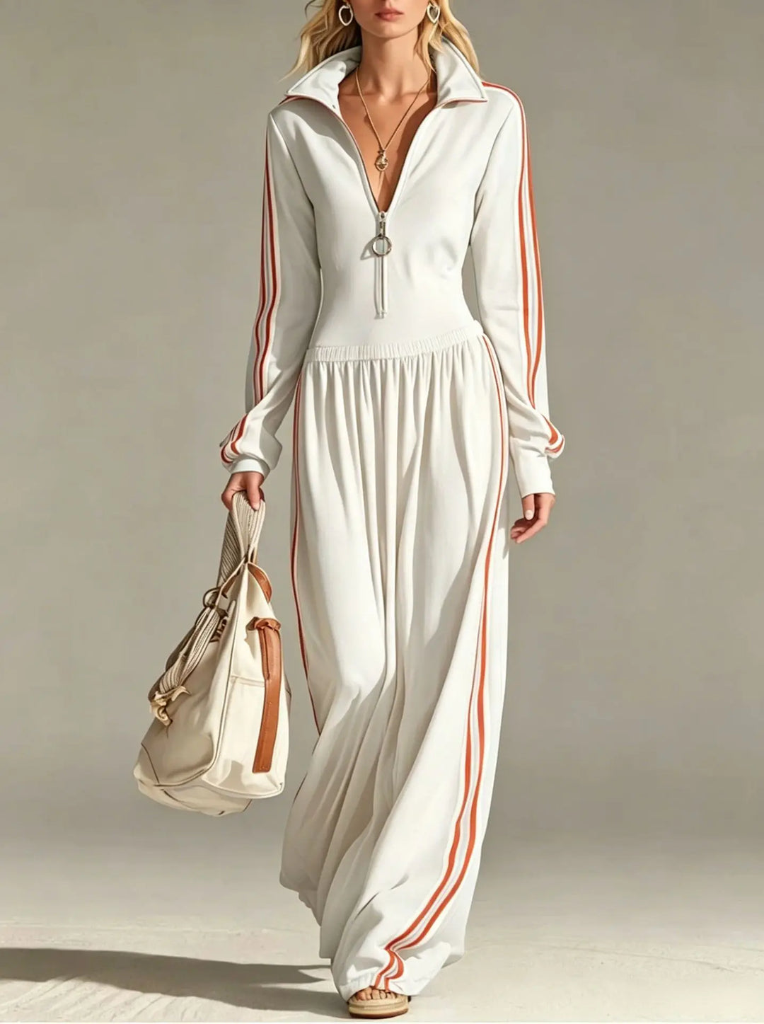 Aimee Activewear Stripe Jumpsuit