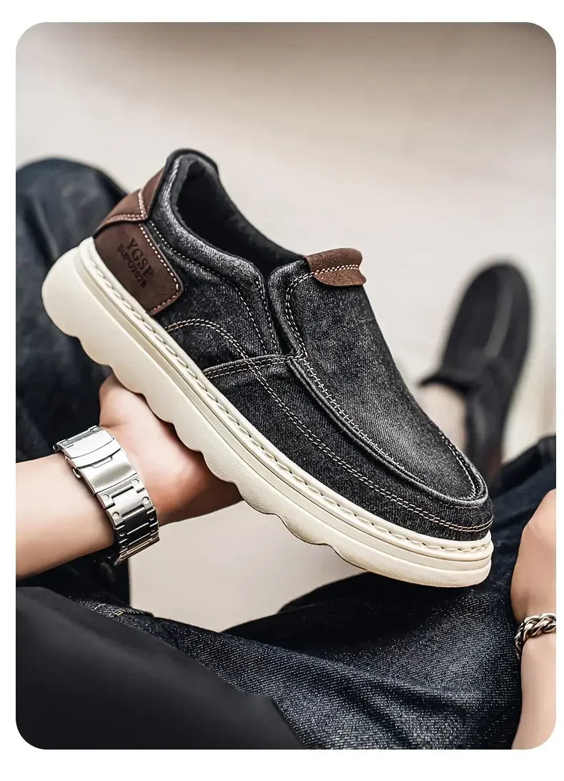 Wyatt Orthopedic Canvas Slip-On Loafers