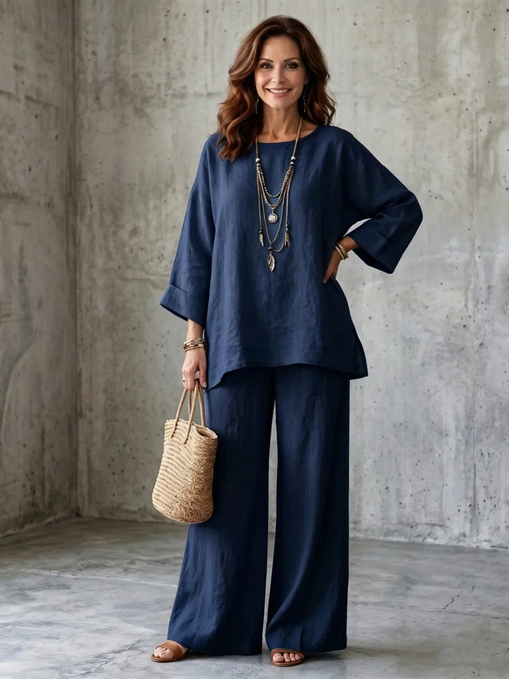 Nellie Casual Wide Leg Set