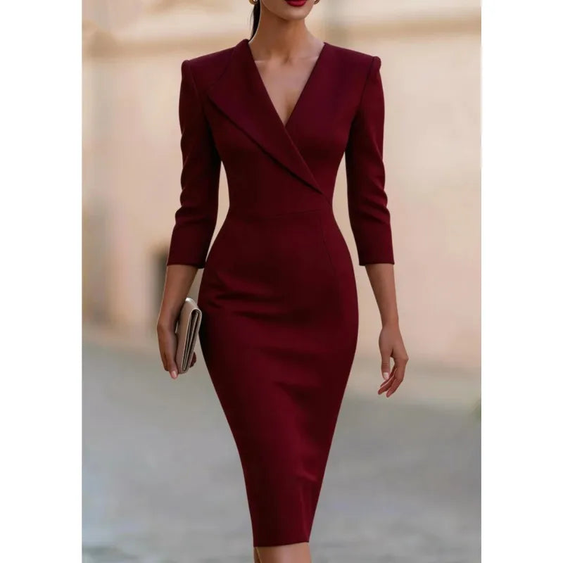 Kinsley Semi Formal Midi Dress