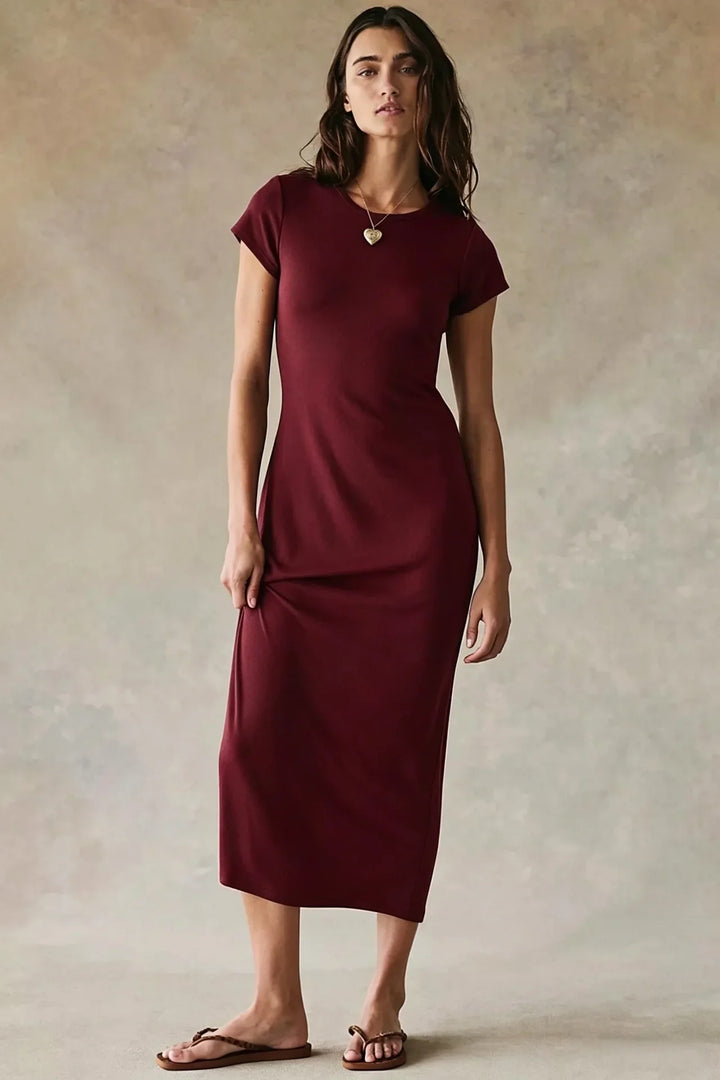 Clara Elegant Relaxed Midi Dress