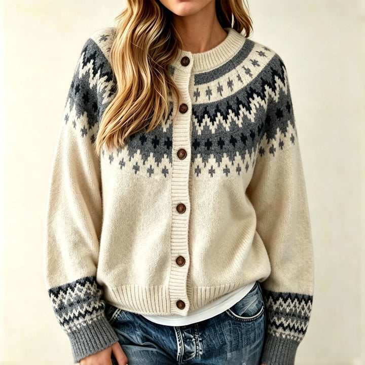 Anneliese Button Front Knit Cardigan
