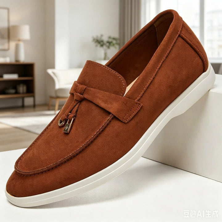 Gavin Suede Tassel Loafers