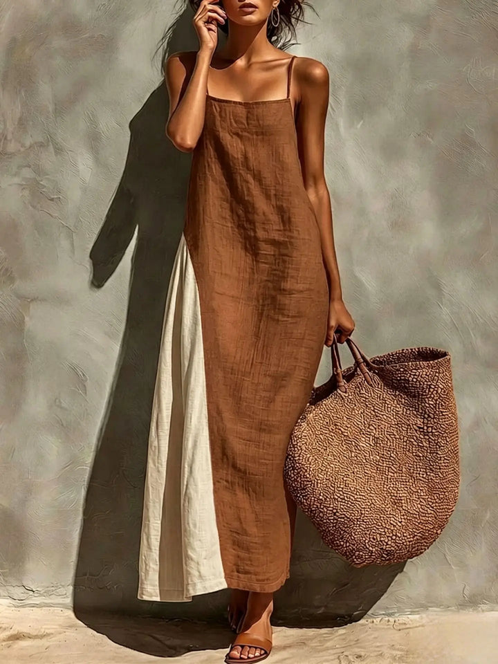 Lillian Relaxed Linen Maxi Dress
