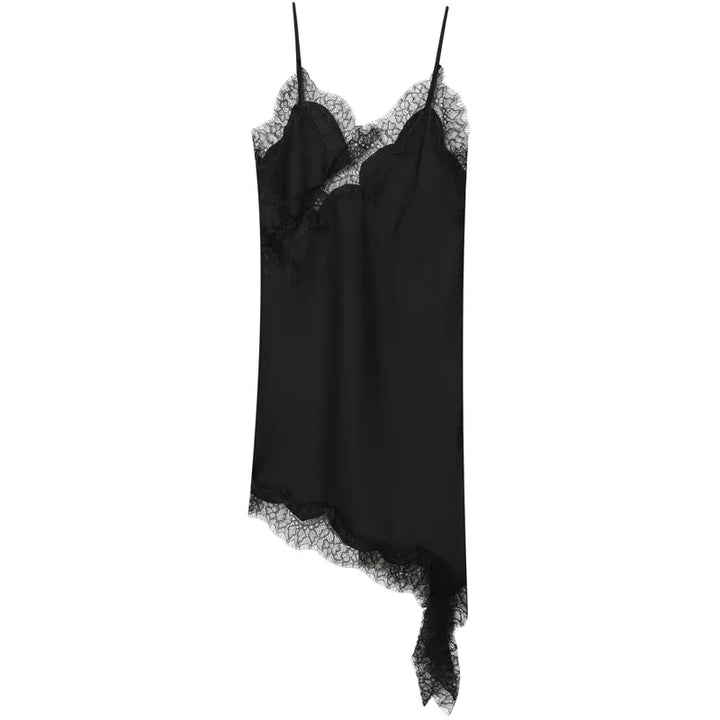 Nola Lace Asymmetrical Midi Dress