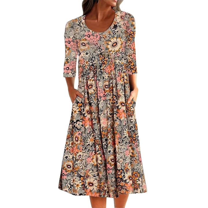 Felicity Vintage Bloom Midi Dress