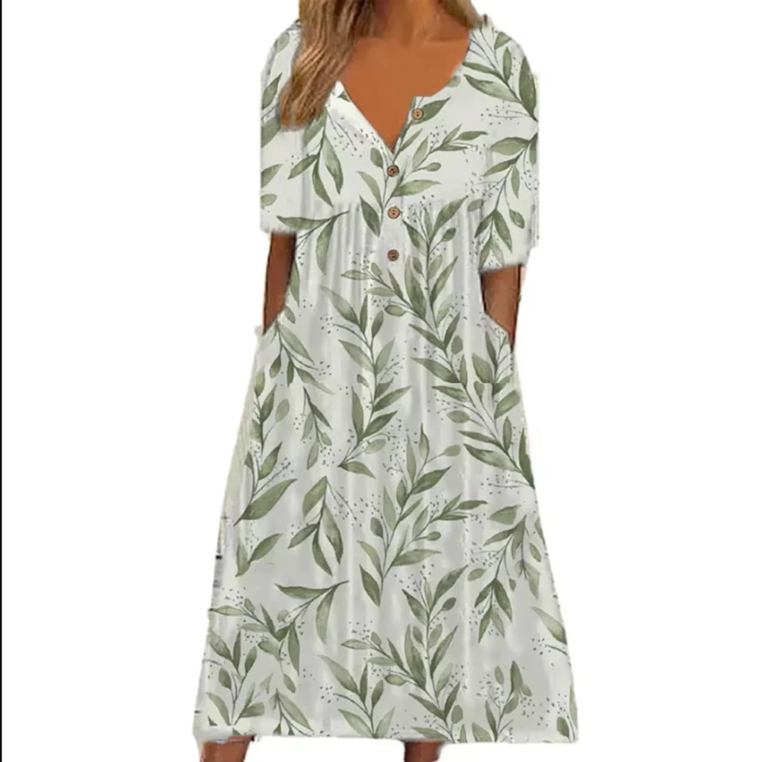 Cadence Floral Print Maxi Dress