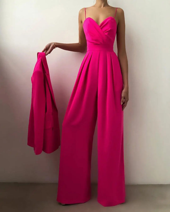 Ellise Sleeveless Wide Leg Jumpsuit