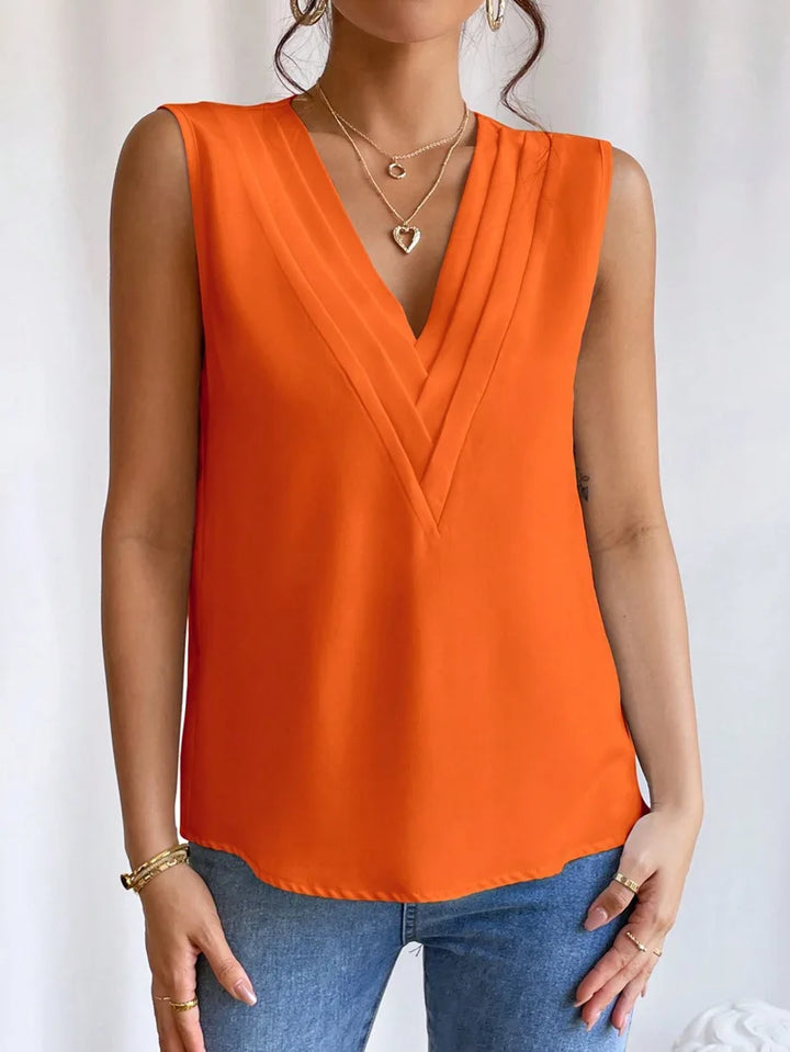 Catelyn Relaxed V Neck Blouse