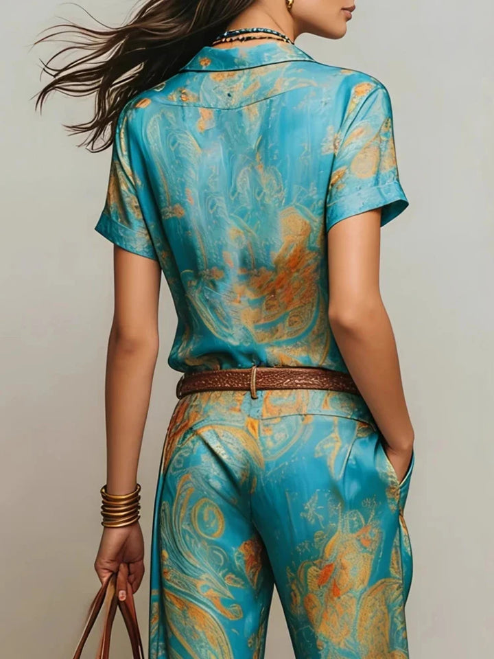 Evelise Bohemian Paisley Matching Set