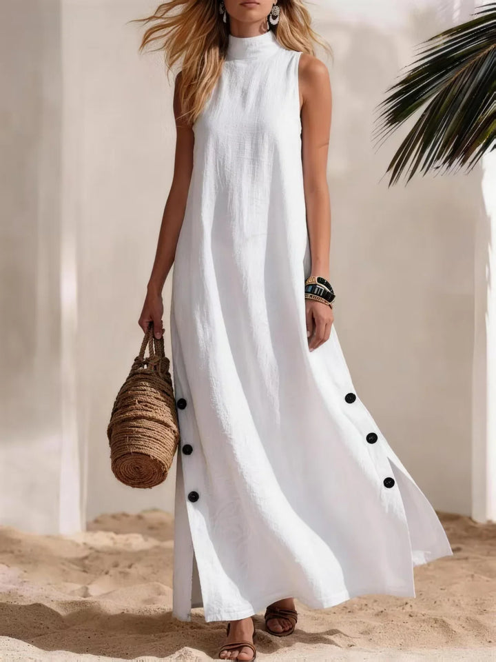 Isalina Flowing Beach Maxi Dress