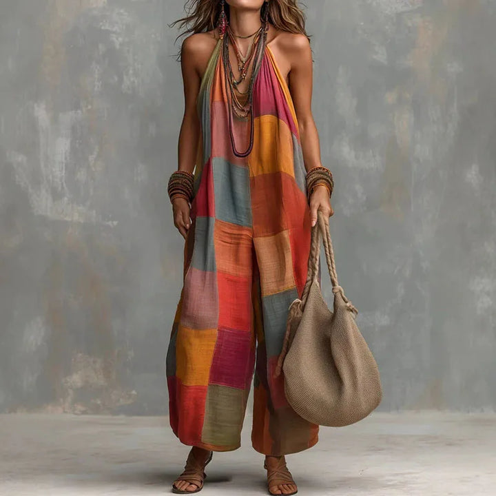 Solana Boho Wide Leg Jumpsuit
