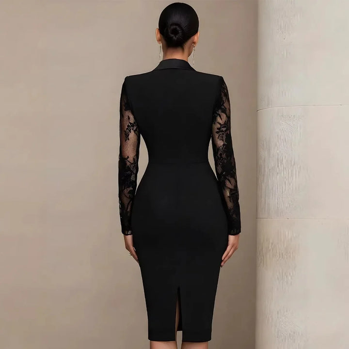 Amara Wrap Front Dress