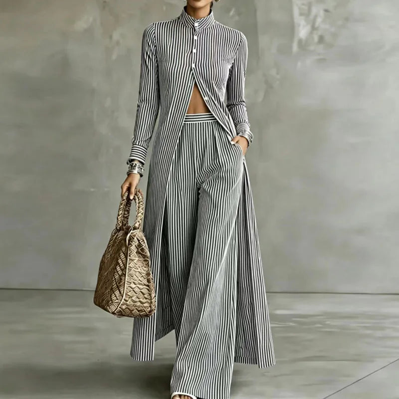 Palomina Striped Two Piece Set