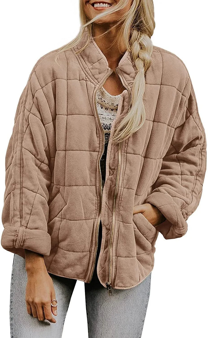 Marchetti Quilted Bomber Jacket