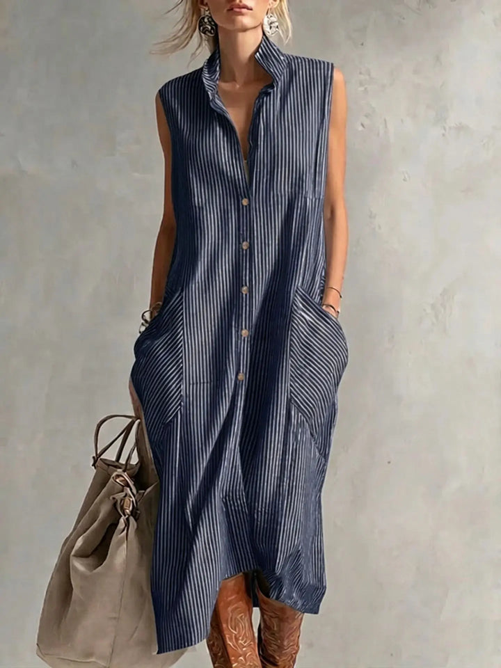 Callie Button Front Mini Dress