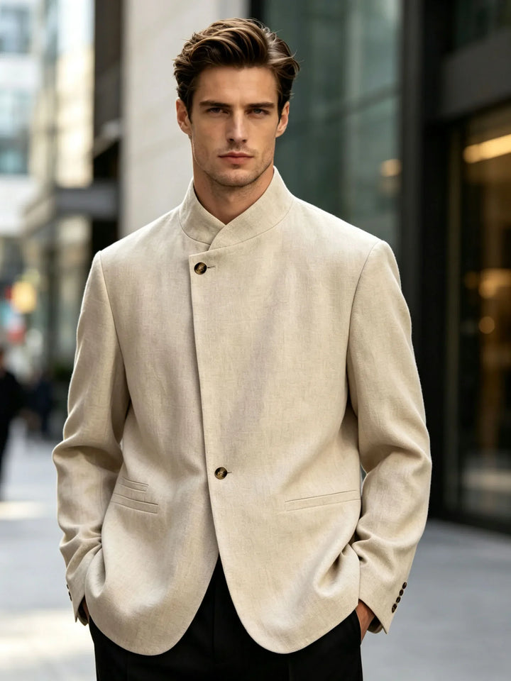 Alistair Mandarin Collar Blazer