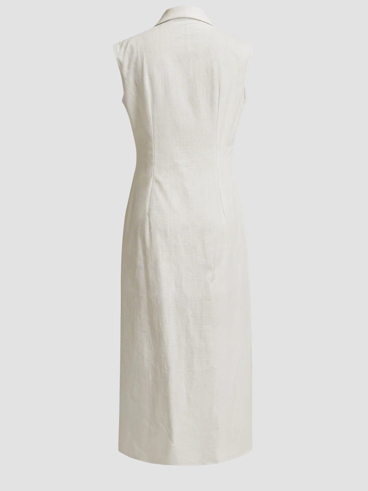 Annette Zip Front Maxi Dress