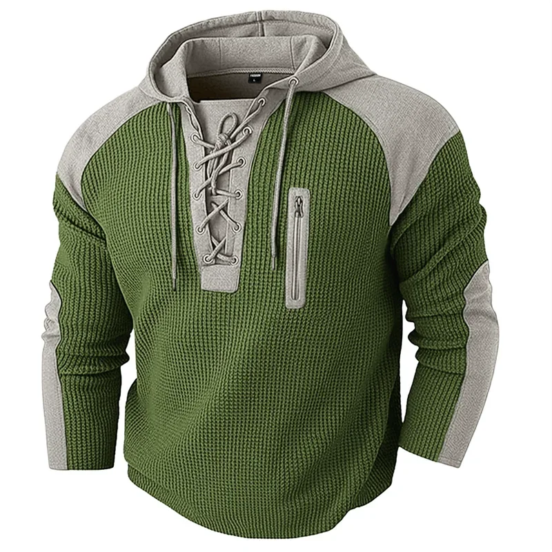 Torvald Lace Up Hoodie