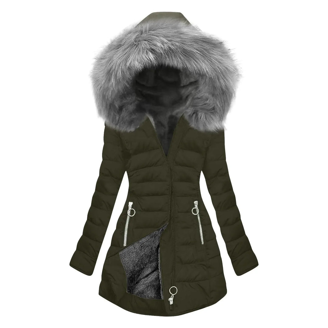 Estelle Hooded Quilted Jacket
