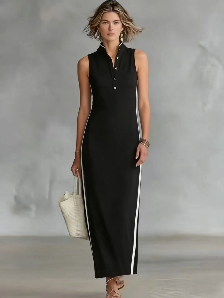 Amaris Sophisticated Minimalist Long Dress