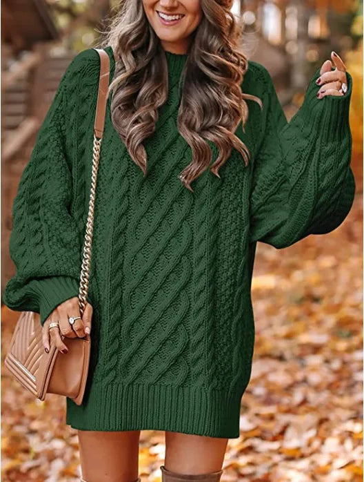 Winslow Cable Knit Sweater Dress