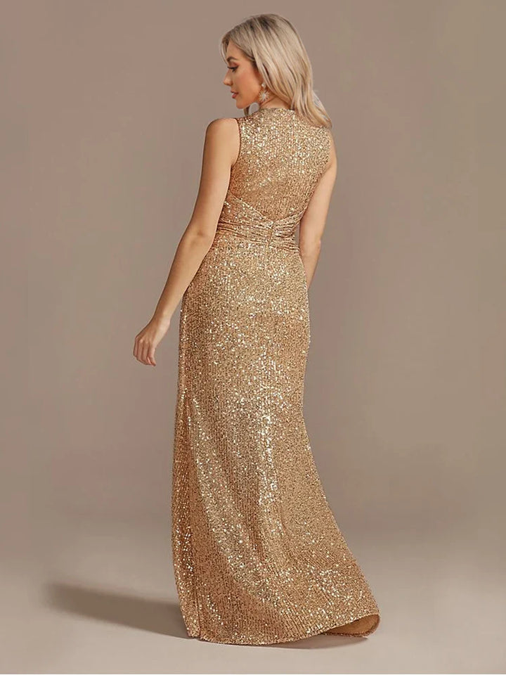 Mireya Sequin Evening Wedding Guest Dress